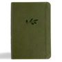 Csb Bibles By Holman: CSB Large Print Compact Reference Bible, Digital Study Edition, Olive Leathertouch, Buch