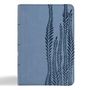 Csb Bibles By Holman: CSB Large Print Compact Reference Bible, Digital Study Edition, Slate Leathertouch, Buch