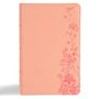 Csb Bibles By Holman: CSB Single-Column Compact Bible, Digital Study Edition, Blush Floral Leathertouch, Buch