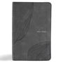 Csb Bibles By Holman: CSB Single-Column Compact Bible, Digital Study Edition, Charcoal Leathertouch, Buch