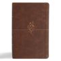 Csb Bibles By Holman: CSB Single-Column Personal Size Bible, Digital Study Edition, Brown Leathertouch, Buch