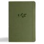 Csb Bibles By Holman: CSB Thinline Bible, Anglicised Edition, Olive Leathertouch, Buch