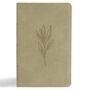 Holman Bible Publishers: KJV Single-Column Personal Size Bible, Sage Suedesoft Leathertouch, Buch