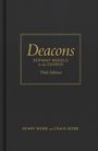 "Deacons: Servant Models in the Church, Third Edition" von Henry Webb und Craig Webb. Schwarzes, schlichtes Buchcover.