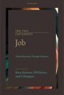 Buchtitel: "The Two Testaments: Job". Autoren: Rony Kozman, Will Kynes. Ein dunkler Hintergrund mit farbigen Akzenten.
