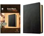 Covertext: "Every Man's Bible: A Bible for Every Battle Every Man Faces. Updated." Links Abbildung einer schwarzen Bibel.