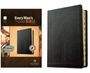 "Every Man's Bible, A Bible for Every Battle Every Man Faces, Deluxe Explorer Black Edition." Schwarzer Bucheinband.