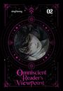 "singNsong", "02", "Omniscient Reader's Viewpoint". Eine stilvolle Illustration eines Mannes, umgeben von violetten Mustern.