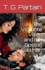 "T. G. Partain. The Vigilante Vixen and the Boston Bad Man." Frau kniet besorgt über bewusstlosem Mann im Schnee.