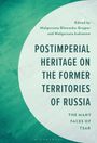 Buchtitel: "Postimperial Heritage on the Former Territories of Russia". Grüner Hintergrund, weißer Kreis.