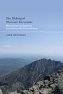 "The Making of Thoreau’s Excursions" zeigt Berge unter einem blauen Himmel.