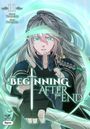 Text: "11", "Story by TurtleMe", "Art by FUYUKI123", "The Beginning After The End". Illustration: Elfenfigur mit leuchtenden Augen.