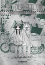 „GIRLS’ LAST TOUR COLLECTOR’S EDITION: 1ST RATION PACK“ steht oben. Zwei Figuren in Mänteln vor einer industriellen Kulisse.