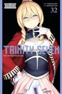„Parental Advisory Warning: Explicit Content. Trinity Seven, The Seven Magicians.“ Manga-Cover mit blondem Mädchen.