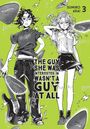 „The guy she was interested in wasn’t a guy at all.“ Zwei Personen, eine mit Gitarre, vor einem grünen Hintergrund.