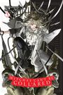 "Yuri Yumemi, Illustration by Wata, 3, Witches Can't Be Collared." Anime-Stil mit kämpferischer Figur und Waffen.