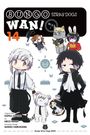 "Bungo Stray Dogs WAN! 14" steht oben. Unten steht "Original Story: Kafka Asagiri, Art: Neco Kanai, Character Design: Sango Harukawa". Comicfiguren mit tierischen Merkmalen sind darunter gezeichnet.