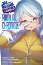 Titel: "FAMILIA CHRONICLE EPISODE ASFI". Eine Illustration zeigt eine Person mit blauem Haar und Brille in gelbem Outfit.