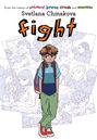 Text: "From the creator of awkward, brave, crush and enemies. Svetlana Chmakova. Fight." Illustration eines Jungen mit Kopfhörern.