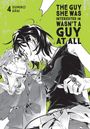 Text: "The guy she was interested in wasn't a guy at all." Zwei stilisierte Figuren in enger Interaktion. Manga-Stil.