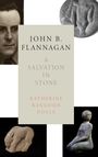Text: "John B. Flannagan: A Salvation in Stone. Katherine Rangoon Doyle." Bilder: Gesichter und Steinskulpturen.