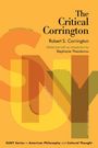 "The Critical Corrington" von Robert S. Corrington. Gelber Hintergrund, große Buchstaben SYNY halbtransparent im Hintergrund.