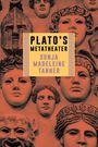 „PLATO'S METATHEATER“, „SONJA MADELEINE TANNER“. Skulpturen von antiken Theatermasken, dicht beieinander angeordnet.