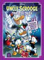 "UNCLE $CROOGE" und "TIMELESS TALES" stehen oben. Zeichnung zeigt fröhliche Entenfiguren, darunter Onkel Dagobert.