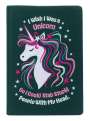: I Wish I Was A Unicorn Embroidered Journal, Buch