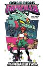 STARSHIP GODZILLA, Chris Gooch, Oliver Ono, MANGA EDITION. Illustration: Person mit rotem Haar und Roboter im Hintergrund.
