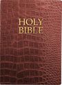 Whitaker House: Kjver Holy Bible, Large Print, Walnut Alligator Bonded Leather, Thumb Index, Buch