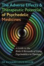 Text: "The Adverse Effects & Therapeutic Potential of Psychedelic Medicines" von Dr. Richard Louis Miller. Farbiges Kreismuster.