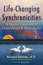 "Life-Changing Synchronicities" steht oben, darunter ein Sonnenuntergang mit zwei Schwänen auf einem See.