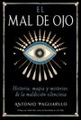 „El Mal de Ojo“ in großen Buchstaben. Illustration: Ein Auge umgeben von goldenen und blauen Ornamenten.