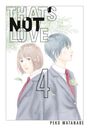 "That's Not Love 4" von Peko Watanabe. Illustration: Zwei Personen in Anzügen mit roten Krawatten, umgeben von Blättern.