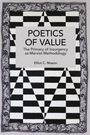 Text: „Poetics of Value. The Primacy of Insurgency as Marxist Methodology. Elliot C. Mason.“ Schwarz-weiß, geometrisches Muster.