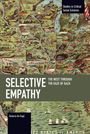 Oben rechts: "Studies in Critical Social Sciences". 

Mittig: "SELECTIVE EMPATHY. THE WEST THROUGH THE GAZE OF GAZA". 

Unten: "Roberto De Vogli".

Historische Karte der USA.