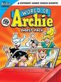 "World of Archie Digest Pack" steht oben. Fünf fröhliche Comicfiguren fahren in einem offenen roten Auto.