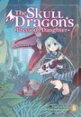 "The Skull Dragon's Precious Daughter". Mädchen in blauem Outfit mit Stab, umgeben von Drachen und Pflanzen, in einem Wald.