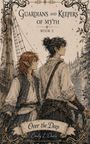 "Guardians and Keepers of Myth Book 2", "Over the Deep" von Emily L. Davis. Illustration: Zwei Figuren auf einem Schiff vor Waldkulisse.