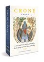 "CRONE CARDS" und "A 52-Card Deck and Guidebook for Embodying the Wise Woman Within" mit Illustration einer Frau mit Laterne.