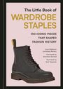 „The Little Book of Wardrobe Staples“ mit einem gezeichneten, schwarzen Schnürstiefel auf rosa Hintergrund.