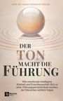 Text: "Der Ton macht die Führung. Wie emotionale Intelligenz..."

Hintergrund: Eine schwebende, schimmernde Kugel auf konzentrischen Kreisen.