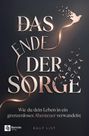 „Das Ende der Sorge. Wie du dein Leben in ein grenzenloses Abenteuer verwandelst.“ Vögel fliegen aus Buchstaben empor.