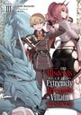 „The Misdeeds of an Extremely Arrogant Villain Aristocrat.“ Ein blauer Drache und zwei stilvolle Figuren.