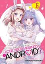 Vol. 6 in gelbem Herz, zwei Anime-Figuren mit Hasenohren und Rosen, tragen Spitzenkleider auf rosa Hintergrund mit Herzen.