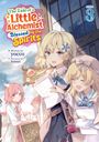 „The Tale of a Little Alchemist“ steht auf einem farbenfrohen Cover mit drei fröhlichen, illustrierten Mädchen.