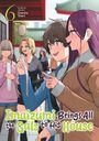 „Imaizumi Brings All the Gals to His House“ ist der Titel. Illustration von fröhlichen, jungen Leuten in einer städtischen Umgebung.