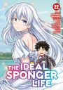 „The Ideal Sponger Life“ mit Nummer 22 und Namen des Autors. Anime-Illustration mit zwei Figuren, eine Frau und ein Mann.