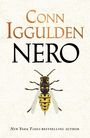 "Conn Iggulden Nero" in großer Schrift, Mosaik einer Wespe darunter. Weißer Hintergrund mit feiner Struktur.